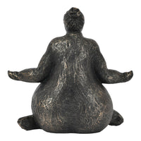 Libra Interiors Freya Meditating Feminine Form Resin Sculpture