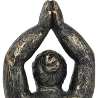 Libra Interiors Iris Praying Feminine Form Resin Sculpture