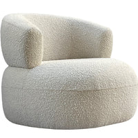 Libra Interiors Luna Occasional Chair Cream