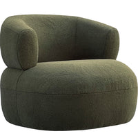 Libra Interiors Luna Occasional Chair in Green