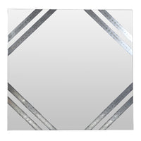 Libra Interiors Lexington Antiqued Square Wall Mirror