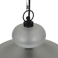 Libra Interiors Astro Lunar Pendant in Matt Frosted Glass