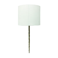 Libra Interiors Patterdale Wall Light with Shade in Aged Gold