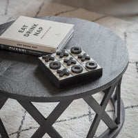 Libra Interiors Cali Solid Wooden Coffee Table in Black