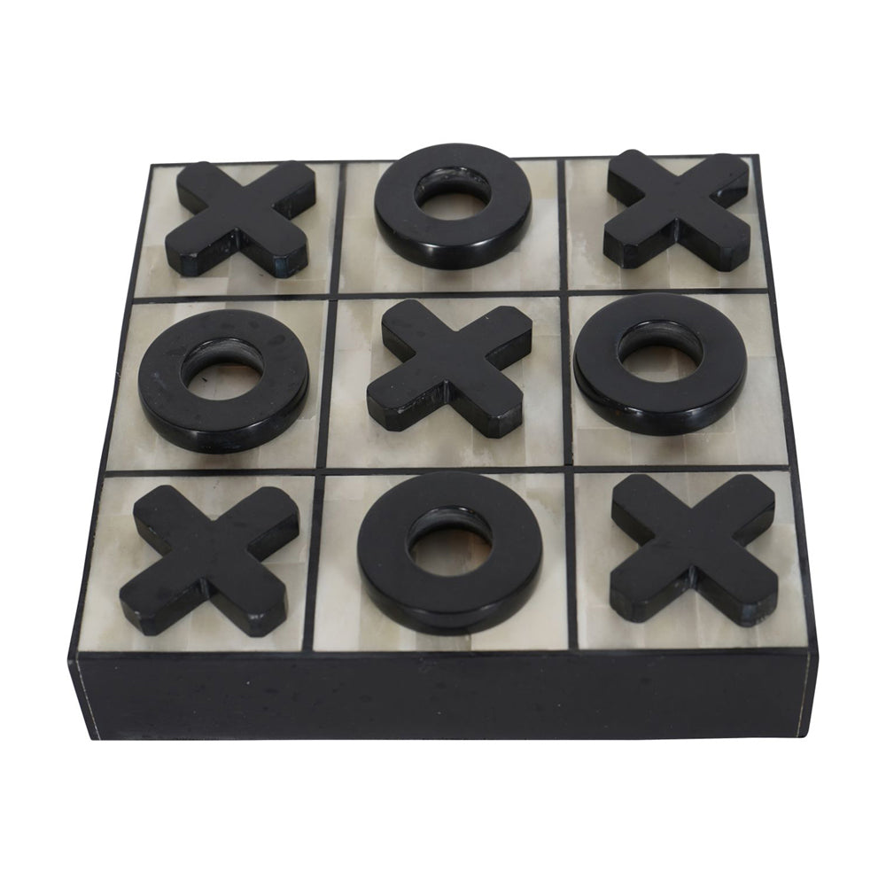 Libra Interiors Chollerford Bone Inlay Noughts and Crosses Game