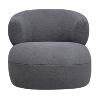 Libra Interiors Luna Occasional Chair in Boucle Grey