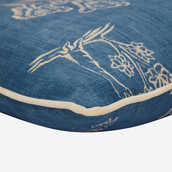 Andrew Martin Friendly Folk Cushion Happy Blue