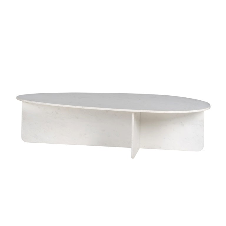 Brandon Marble Oval Coffee Table Richmond 1