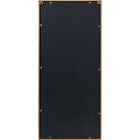 Olivia's Benny Rectangular Metal Mirrored Wall Art in Gold