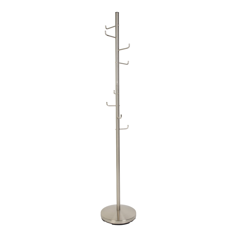 Olivia's Nordic Living Collection - Helga Coat Rack in Satin Nickle