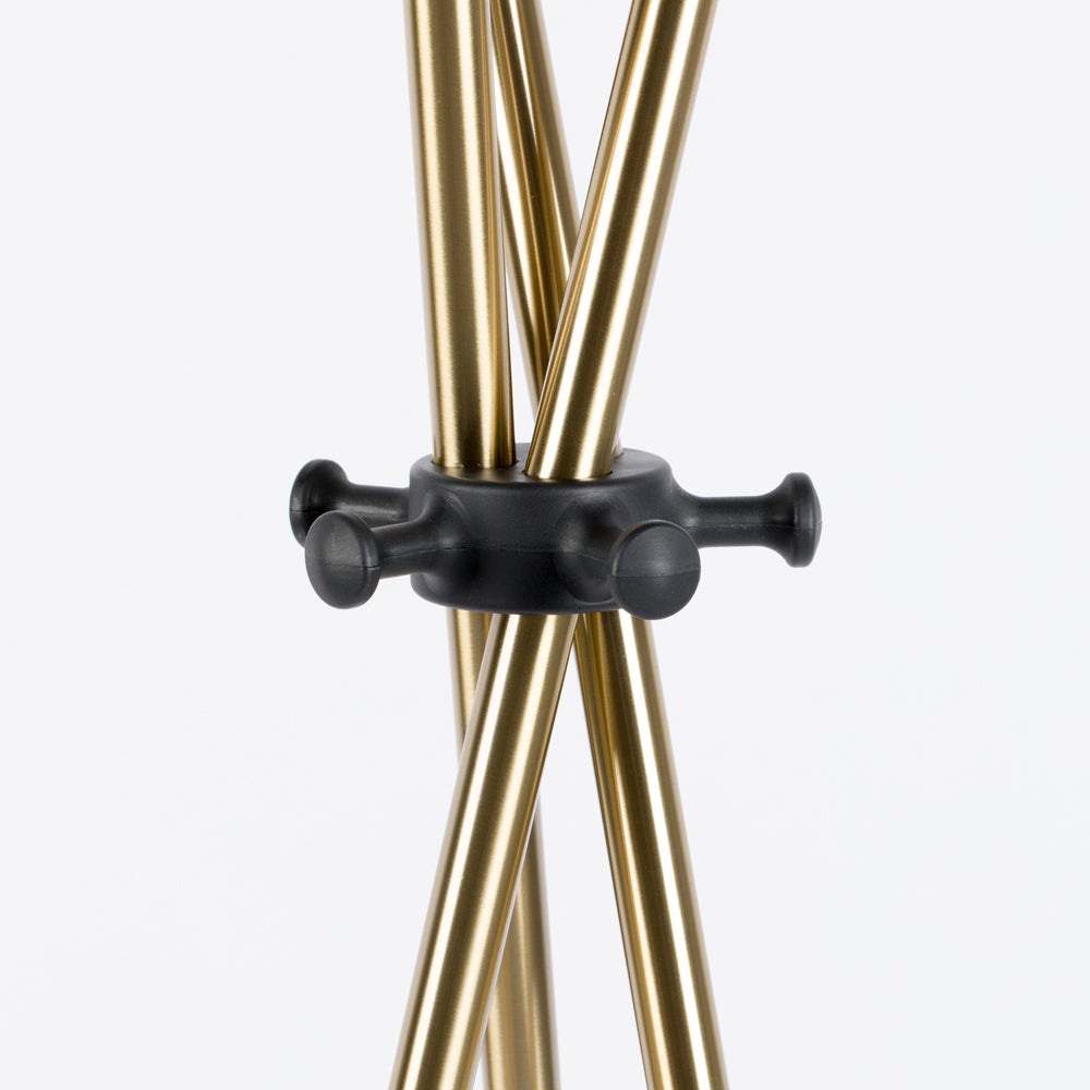 Olivia's Nordic Living Collection - Danby Coat Rack in Brass