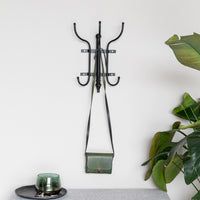 Olivia's Nordic Living Collection Run Wall Coat Rack in Black