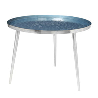 Broste Copenhagen Jelva Side Table Steel Ashley Blue