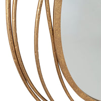 Olivia's Metal Round Wall Mirror in Antique Gold