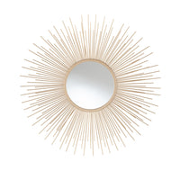 Olivia's Kim Starburst Round Mirror in Gold