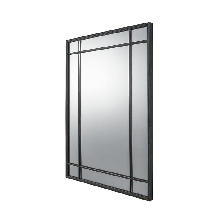 Eliza Antique Metal Rectangular War Mirror - Bronze Pacific Lifestyle 3