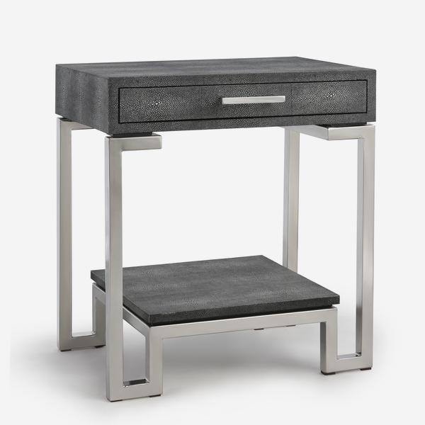 Andrew Martin Flex Side Table in Grey-AndrewMartin-Olivia's