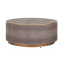 Richmond Classio Brushed Gold Round Coffee Table