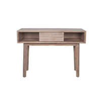 Olivia's Melville Acacia Wood 1 Drawer Console in Sand Wash