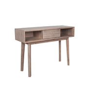 Olivia's Melville Acacia Wood 1 Drawer Console in Sand Wash