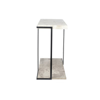 Olivia's ChiChi Concrete Effect and Black Iron Console Table