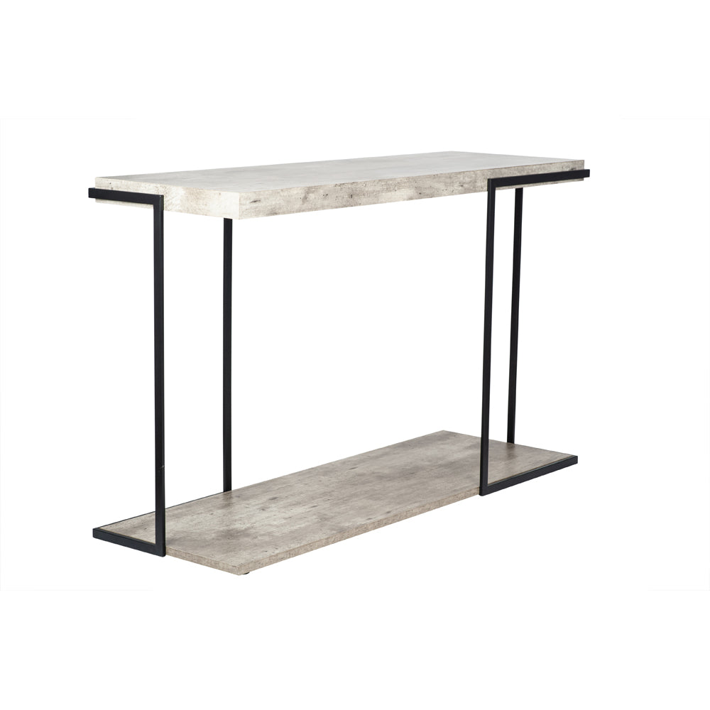 ChiChi Console Table - Concrete Effect & Black Iron Pacific Lifestyle 4