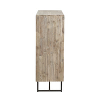 Olivia's Martha Acacia Wood 2 Door Bar Cabinet