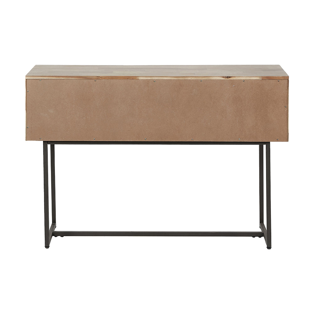 Olivia's Martha Acacia Wood 1 Drawer Console Table