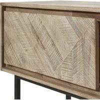 Olivia's Martha Acacia Wood 1 Drawer Console Table