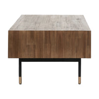 Olivia's Ava 2 Drawer Coffee Table in Acacia Wood