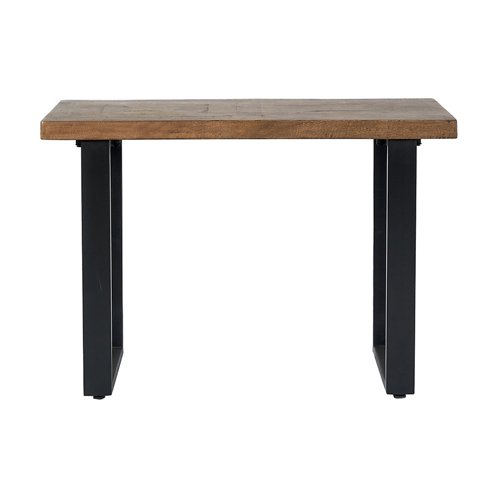 Olivia's Cody Mango Wood and Iron Rectangular Console Table