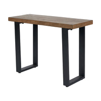 Olivia's Cody Mango Wood and Iron Rectangular Console Table