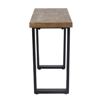 Olivia's Cody Mango Wood and Iron Rectangular Console Table