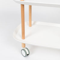 Olivia's Nordic Living Collection - Canute Trolley in White