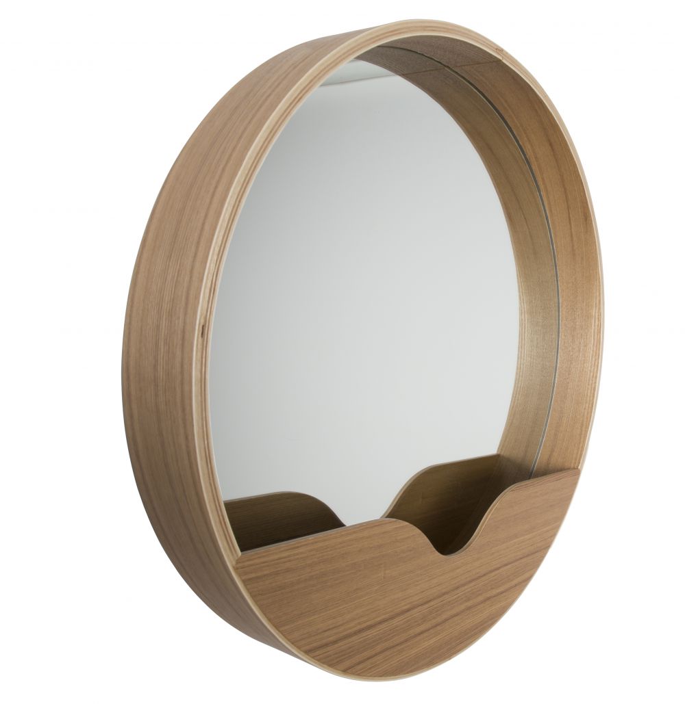  Zuiver-Zuiver Mirror Round Wall '60-Brown 17 