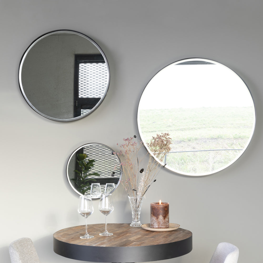 Olivia's Nordic Living Collection - Rane Mirror in Black