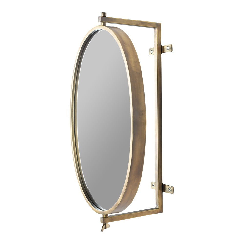 Olivia's Nordic Living Collection - Lasse Wall mirror in Brass