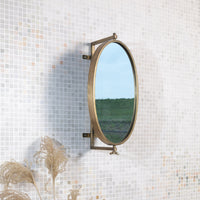 Olivia's Nordic Living Collection - Lasse Wall mirror in Brass