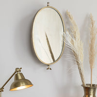 Olivia's Nordic Living Collection - Lasse Wall mirror in Brass