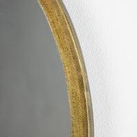 Olivia's Nordic Living Collection - Frodi Round Mirror in Brass