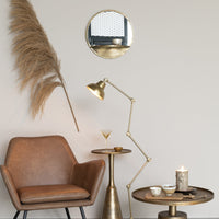 Olivia's Nordic Living Collection - Frodi Round Mirror in Brass