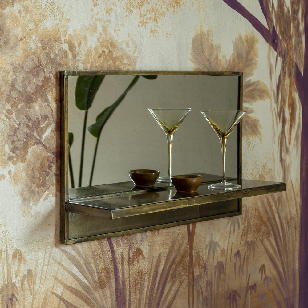 Olivia's Nordic Living Collection - Frodi Horizontal Mirror in Brass