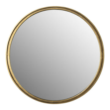 Olivia's Nordic Living Collection - Mo Round Mirror in Antique Brass