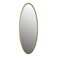 Olivia's Nordic Living Collection - Mo Oval Mirror in Antique Brass