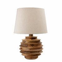 Bloomingville Svale Table Lamp in Natural Mango Wood