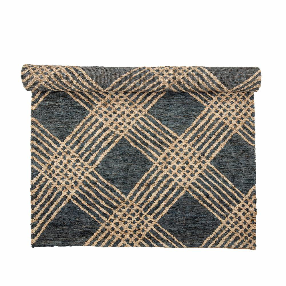 Cat Natural Jute Rug - Black Bloomingville 2