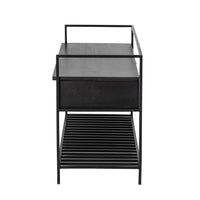 Bloomingville Abelone Bench in Black Mango Wood