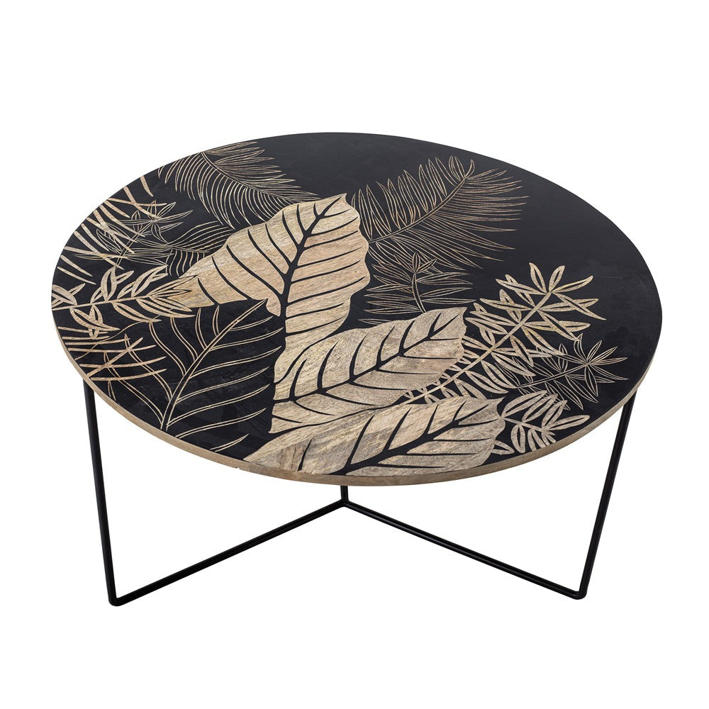 Bloomingville Lac Coffee Table in Black Mango Wood