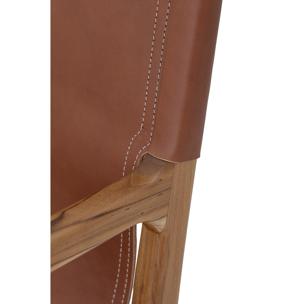 Ollie Lounge Chair - Brown Bloomingville 7