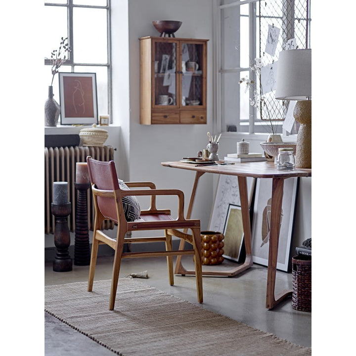 Ollie Lounge Chair - Brown Bloomingville 9